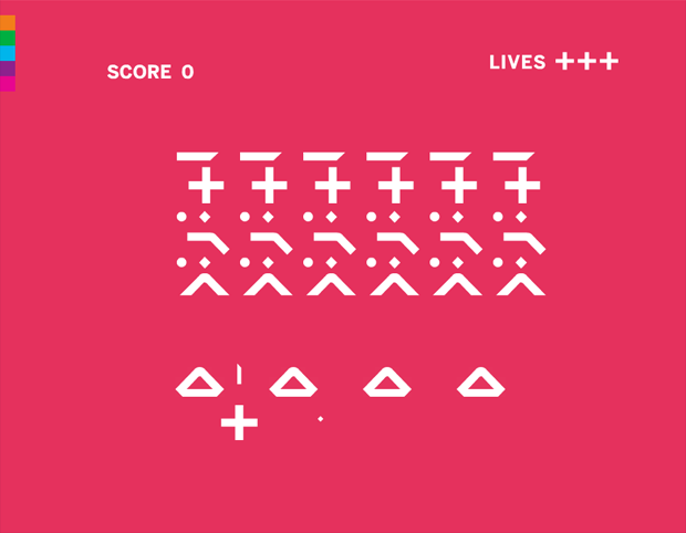 dijitl space invaders game
