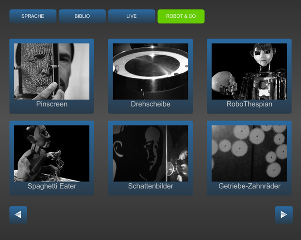 robothespian touchscreen interface