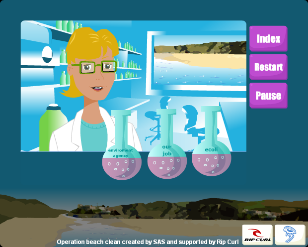 operation beach clean interactive learning resource